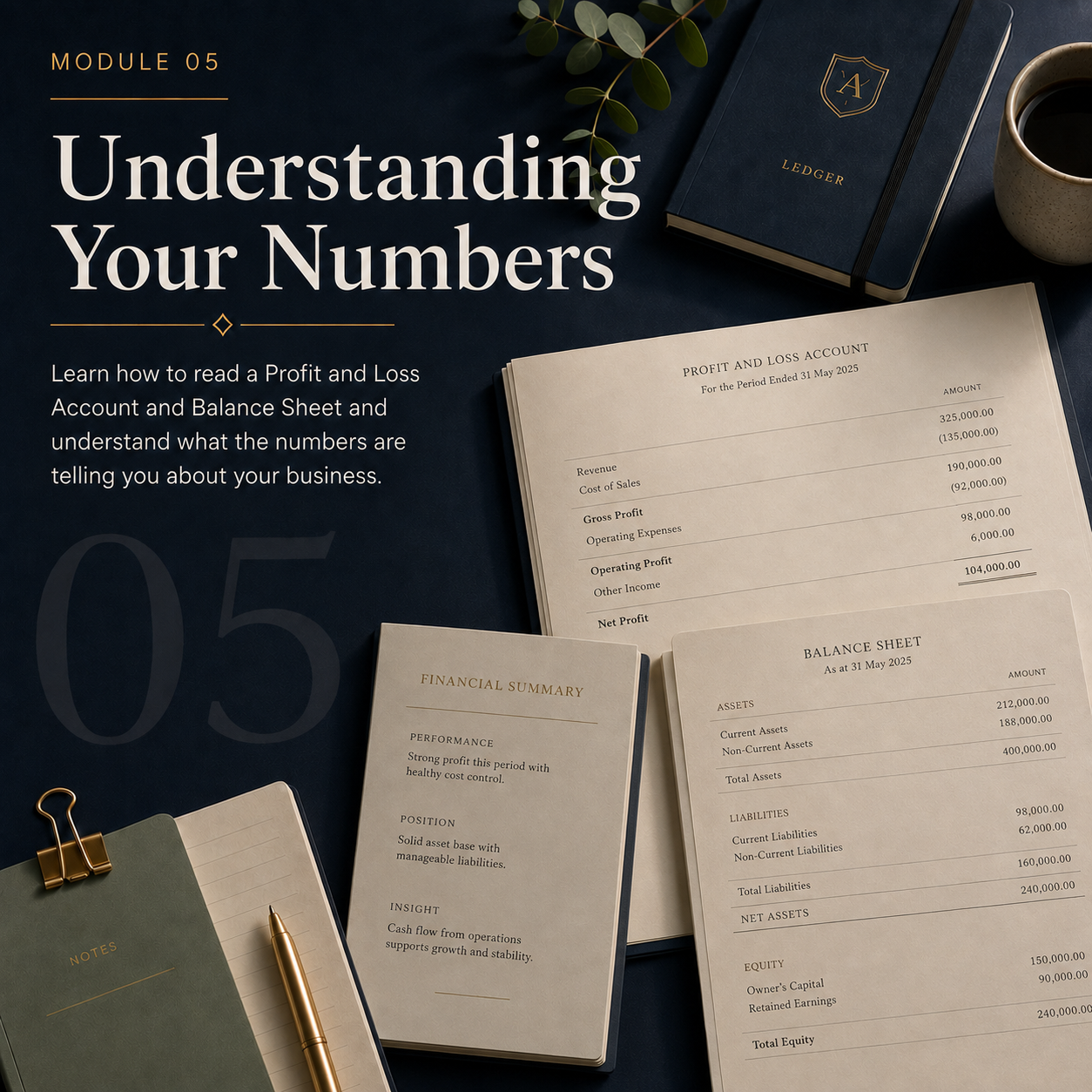 Introduction to Module 5: Understanding Your Numbers